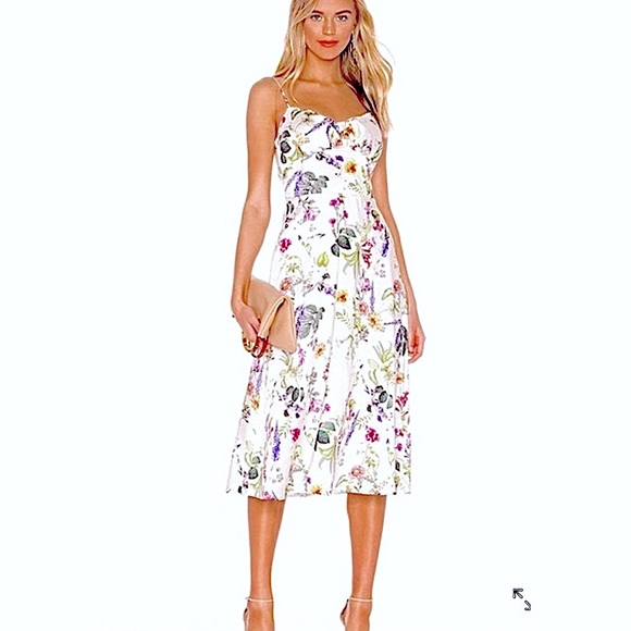 Bailey /44 Dresses & Skirts - Bailey 44 Floral Satin Summer Dress